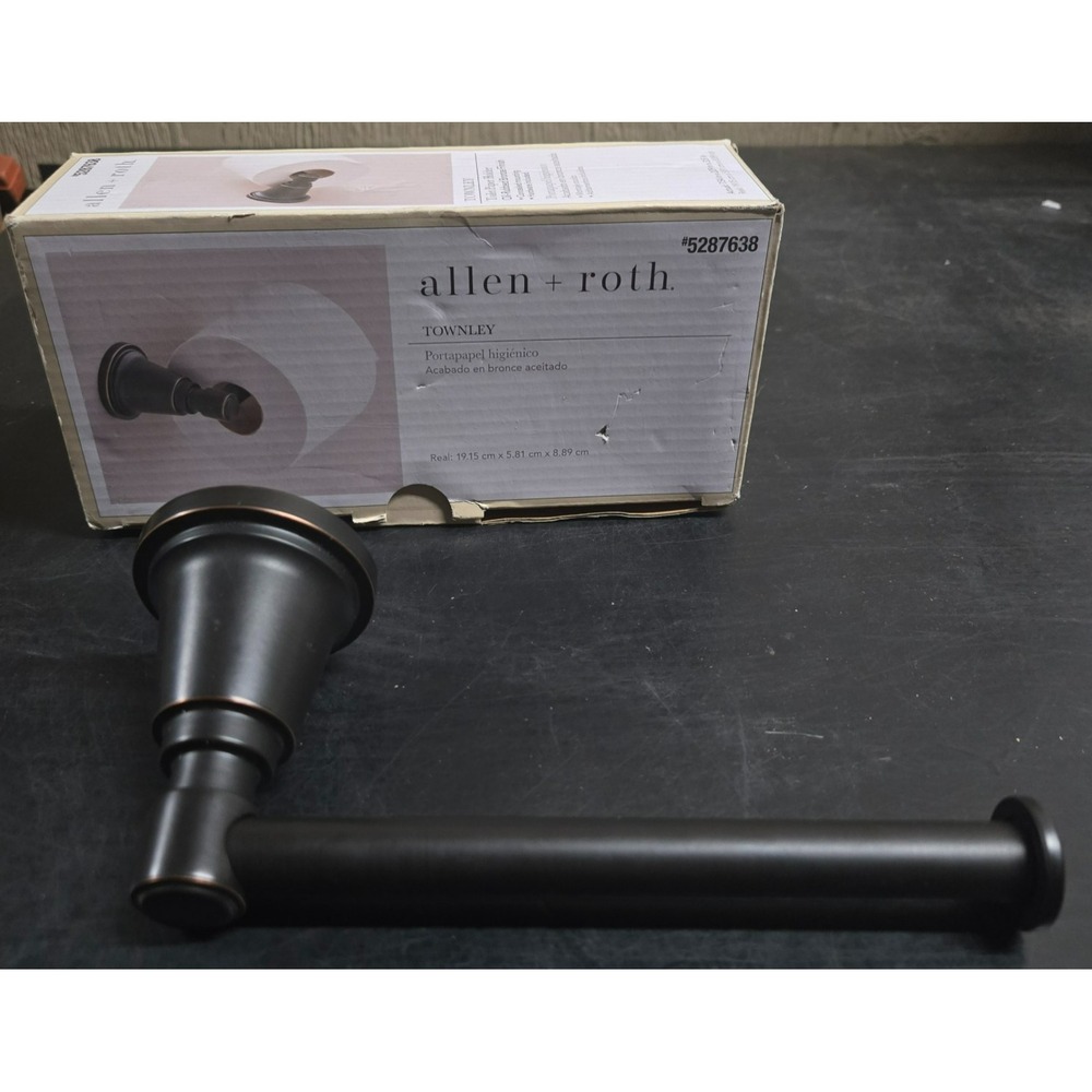 allen + roth Townley Toilet Paper Holder Oil Rubbed Bronze 5287638